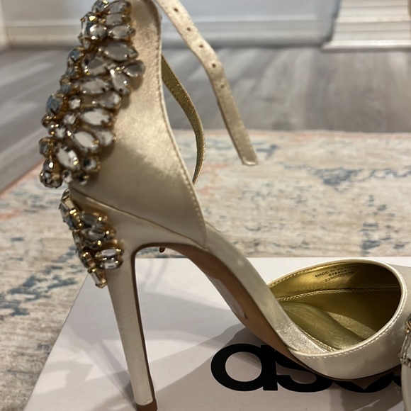 Cream/White ASOS BRIDE Heels - Picture 9 of 16